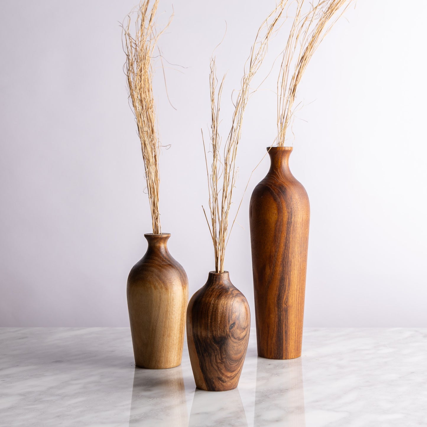 مزهرية خشبية