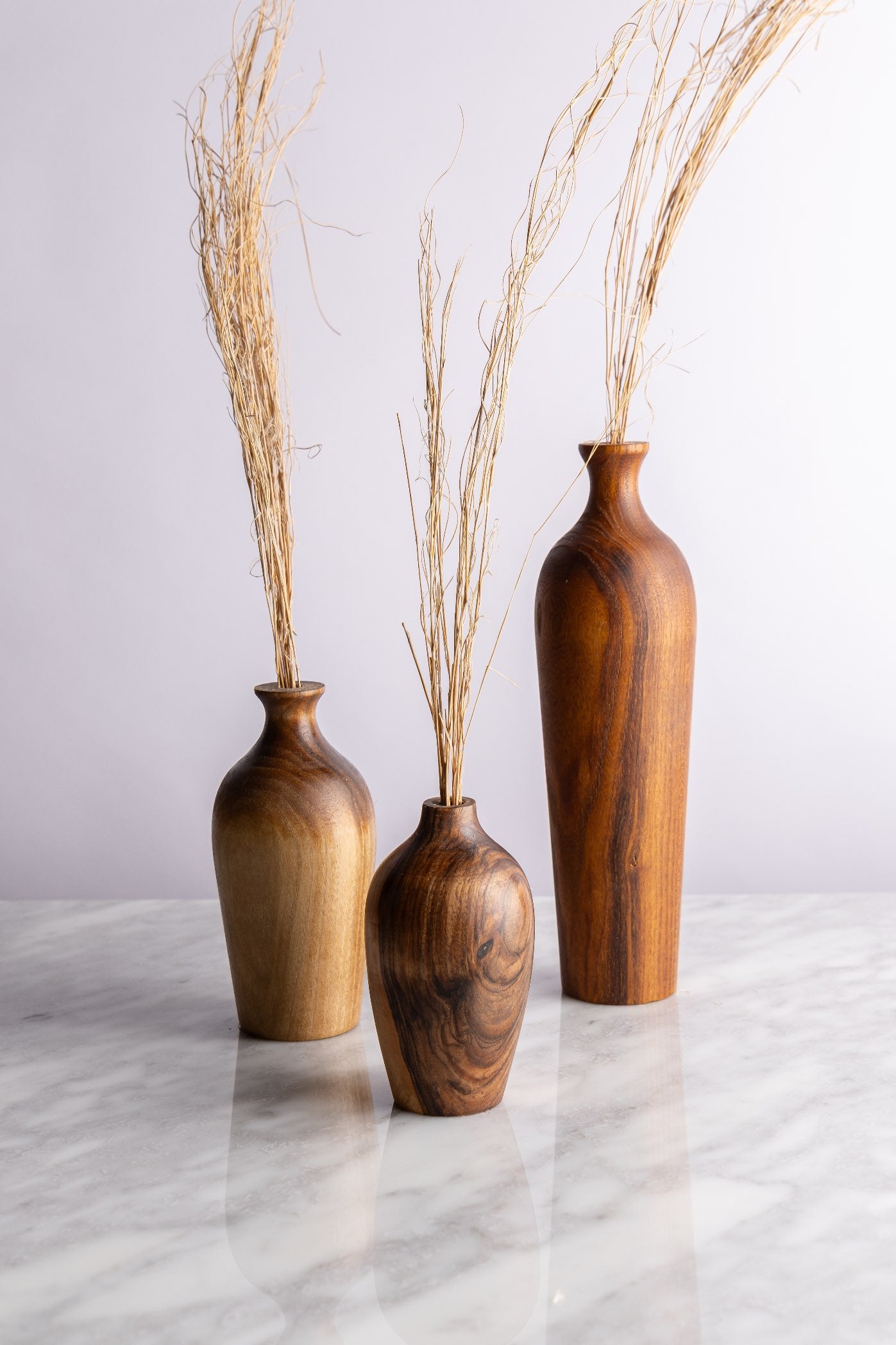 مزهرية خشبية