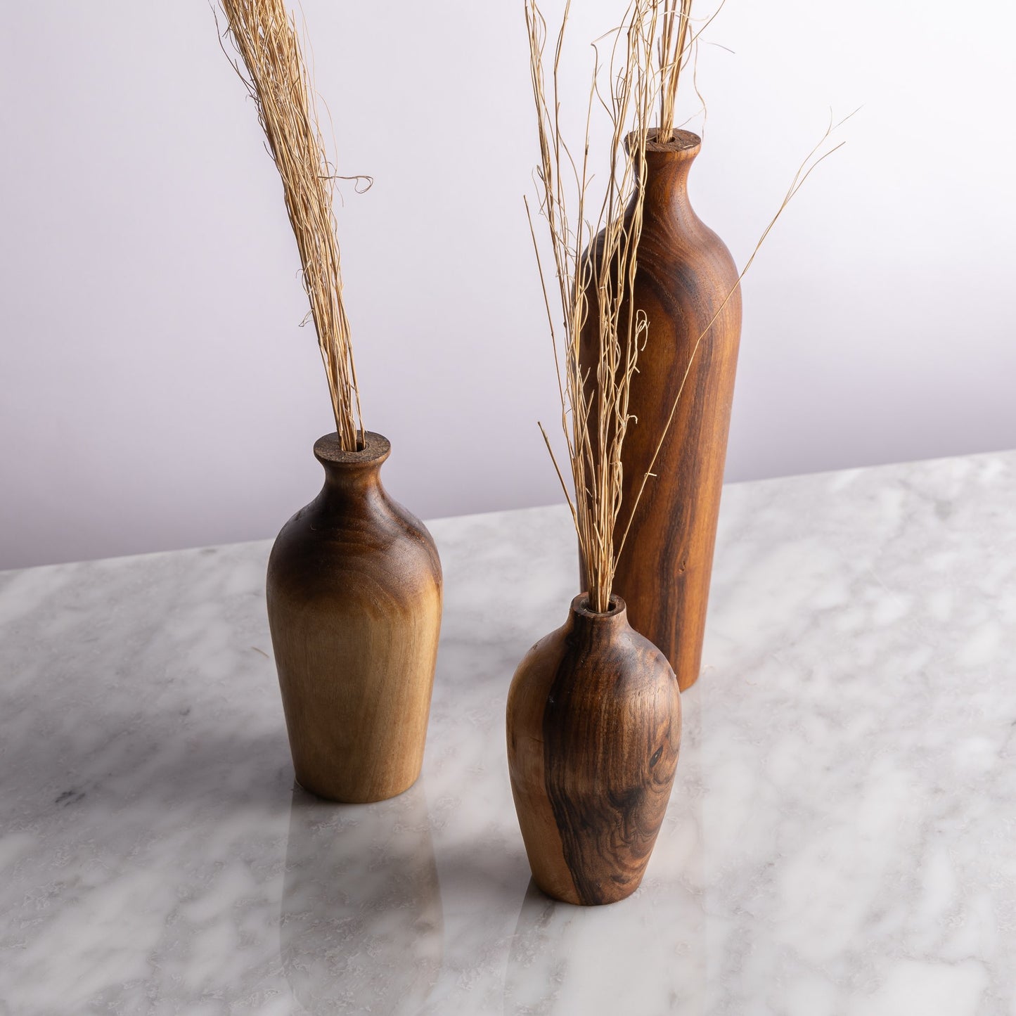 مزهرية خشبية