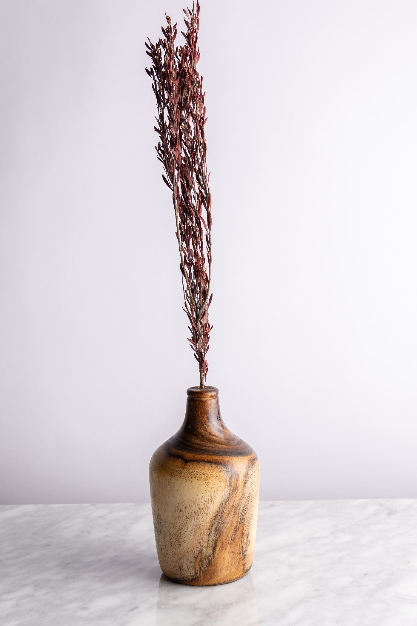 مزهرية خشبية