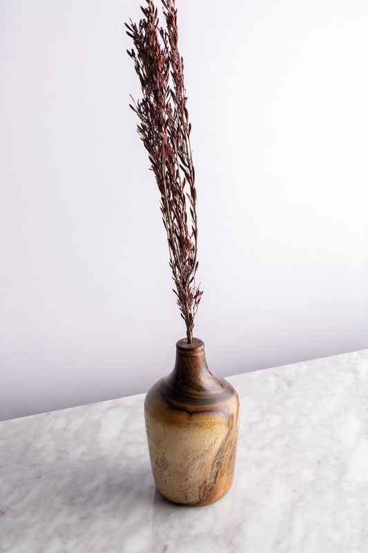 مزهرية خشبية