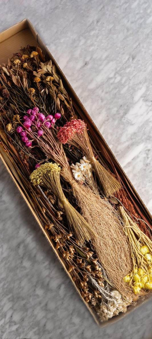 ورد طبيعي مجفف