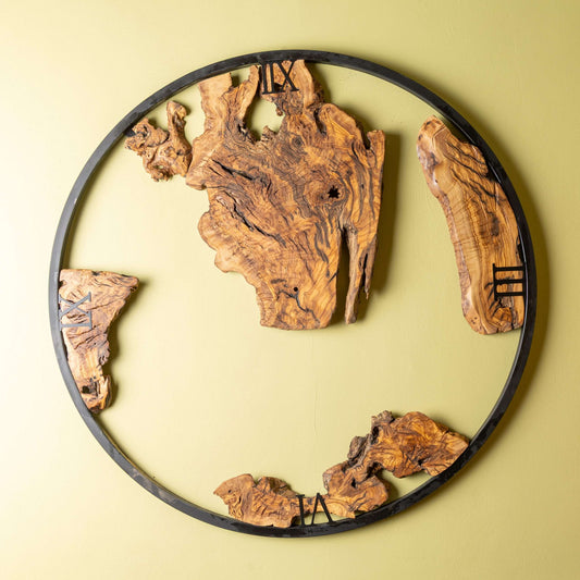 ساعة حائط خشبية 031102025